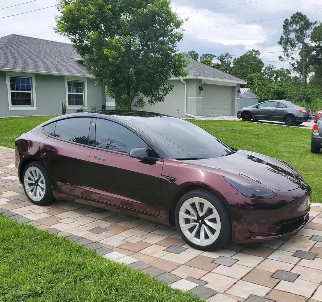 Ravoony Plus Gloss Black Rose Vinyl Wrap review Vinesa Glück