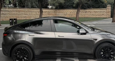 Ravoony Plus Gloss Gunmetal Grey Vinyl Wrap review Popa Ion 01