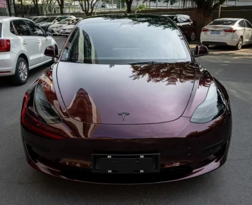 Ravoony Plus Ghost Midnight Red Vinyl Car Wrap review 