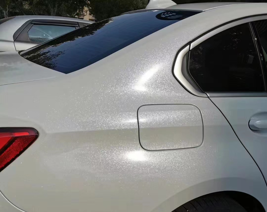 Ravoony Plus Sparkle White Car Vinyl Wrap review Anur Hodzic 01