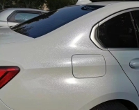 Ravoony Plus Sparkle White Car Vinyl Wrap review 1