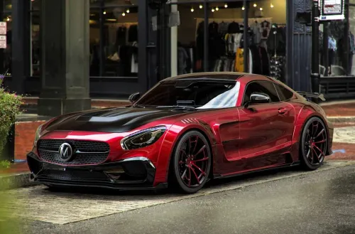 Ravoony Plus Liquid Metallic Dragon Blood Red Vinyl Car Wrap review 