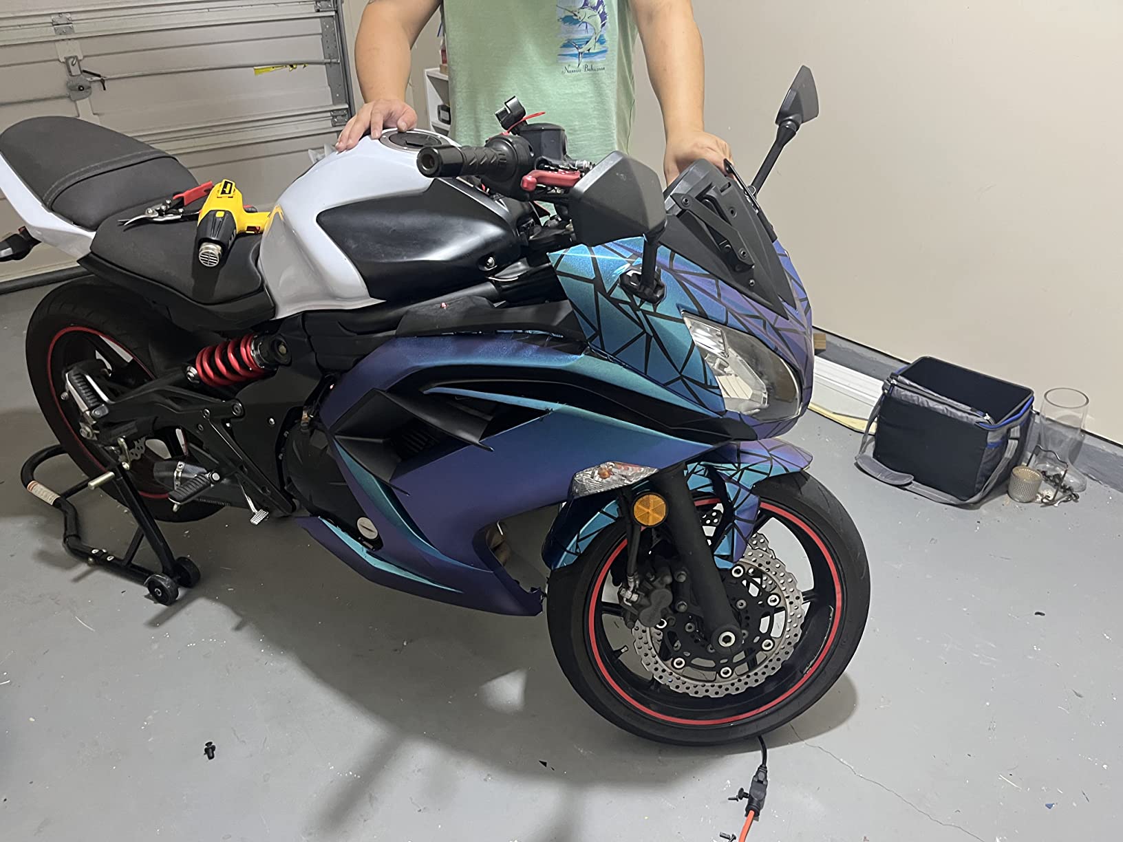 Ravoony Plus Purple And Blue Chameleon Car Wrap review Alec Brownm 00