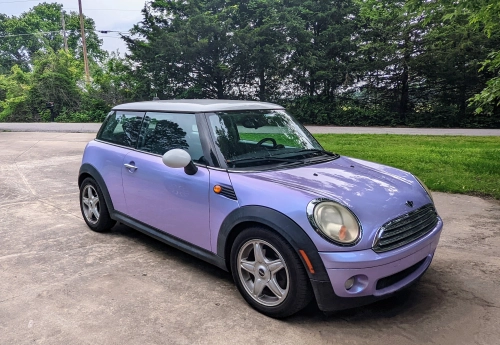 Ravoony Plus PET Glossy Twin Silver Purple Car Vinyl Wrap review 