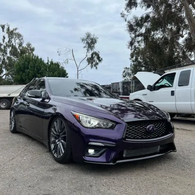 Ravoony Plus Gloss Midnight Purple Car Vinyl Wrap review Edy Maya