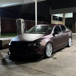Ravoony Plus Matte Carbon Fiber Forging Red Vinyl Car Wrap review Anthony Sanchez 02