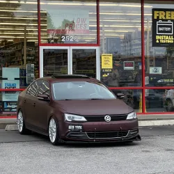 Ravoony Plus Matte Carbon Fiber Forging Red Vinyl Car Wrap review Anthony Sanchez 01