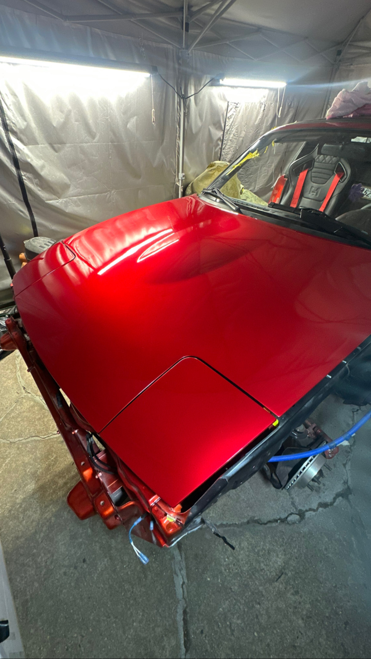 Ravoony Plus Gloss Metallic Vampire Red Vinyl Car Wrap review Michael Soo 01