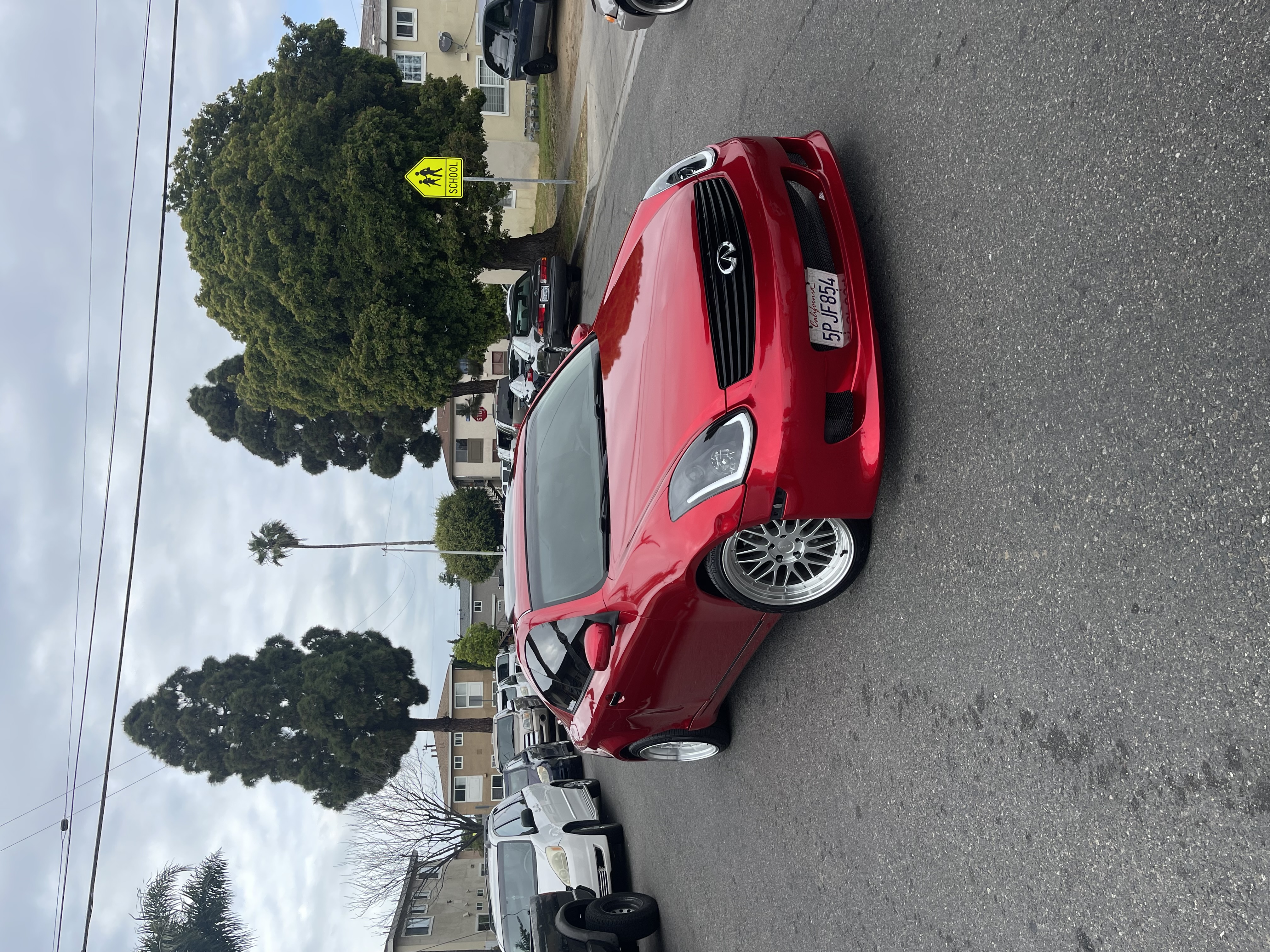 Ravoony Plus Gloss Metallic Vampire Red Vinyl Car Wrap review Jose Ramirez 01