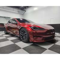 Ravoony Plus Liquid Metallic Dragon Blood Red Vinyl Car Wrap review 0