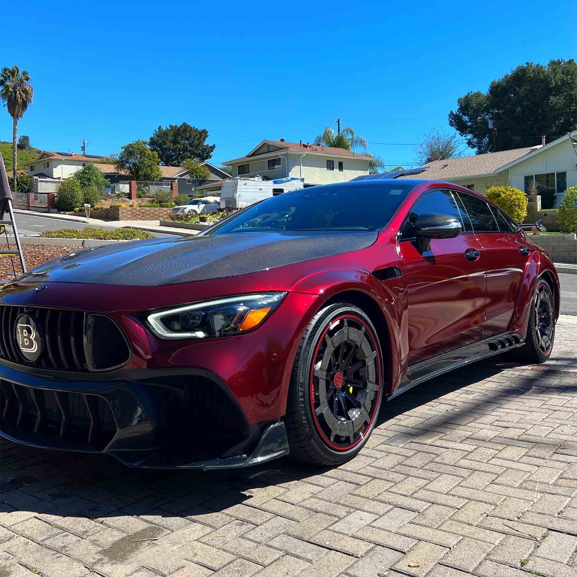 Ravoony Plus Liquid Metallic Dragon Blood Red Vinyl Car Wrap review Jalen Mccummings 01