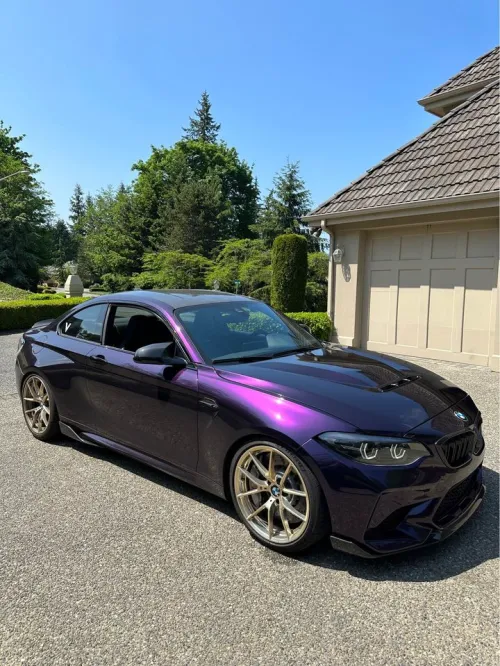 Ravoony Plus Gloss Midnight Purple Car Vinyl Wrap review 