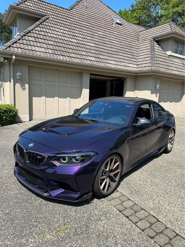 Ravoony Plus Gloss Midnight Purple Car Vinyl Wrap review William Hoopes 01