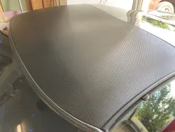 Ravoony Plus 3D Matte Carbon Black Vinyl Wrap review Blanca Jaimes 02