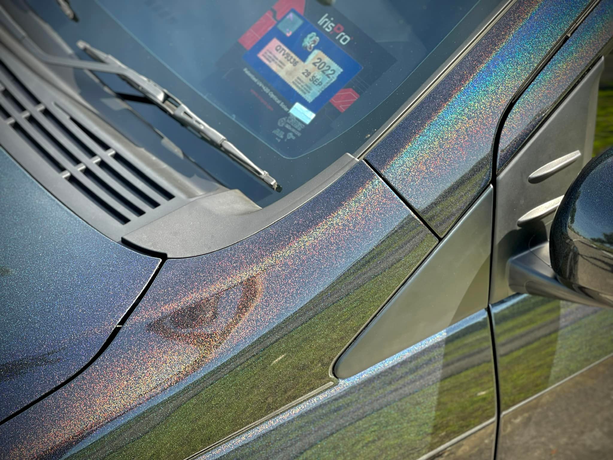 Ravoony Plus Glossy Laser Black Car Vinyl Wrap review Dylan Dimitry 01