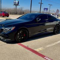 Ravoony Plus Glossy Metallic Spar Black Blue Vinyl Wrap review 2