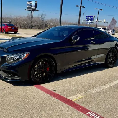 Ravoony Plus Glossy Metallic Spar Black Blue Vinyl Wrap review Amahd Reed 02