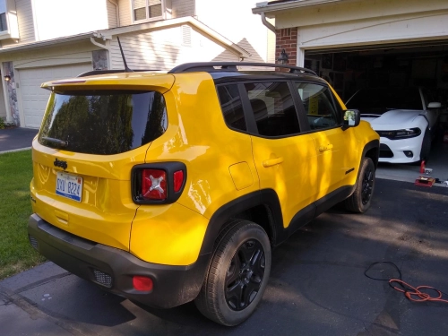 Ravoony Plus PET Gloss Sunflower Yellow Vinyl Wrap review 