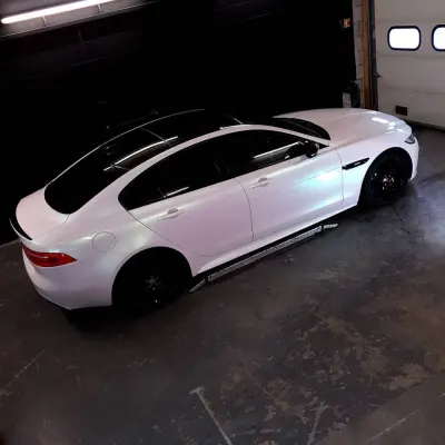 Ravoony Plus Gloss Aurora White Car Vinyl Wrap review Keymon Davis 00