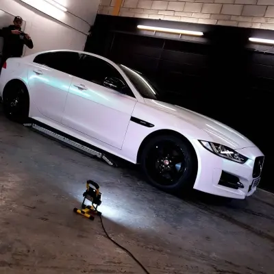 Ravoony Plus Gloss Aurora White Car Vinyl Wrap review Keymon Davis 03