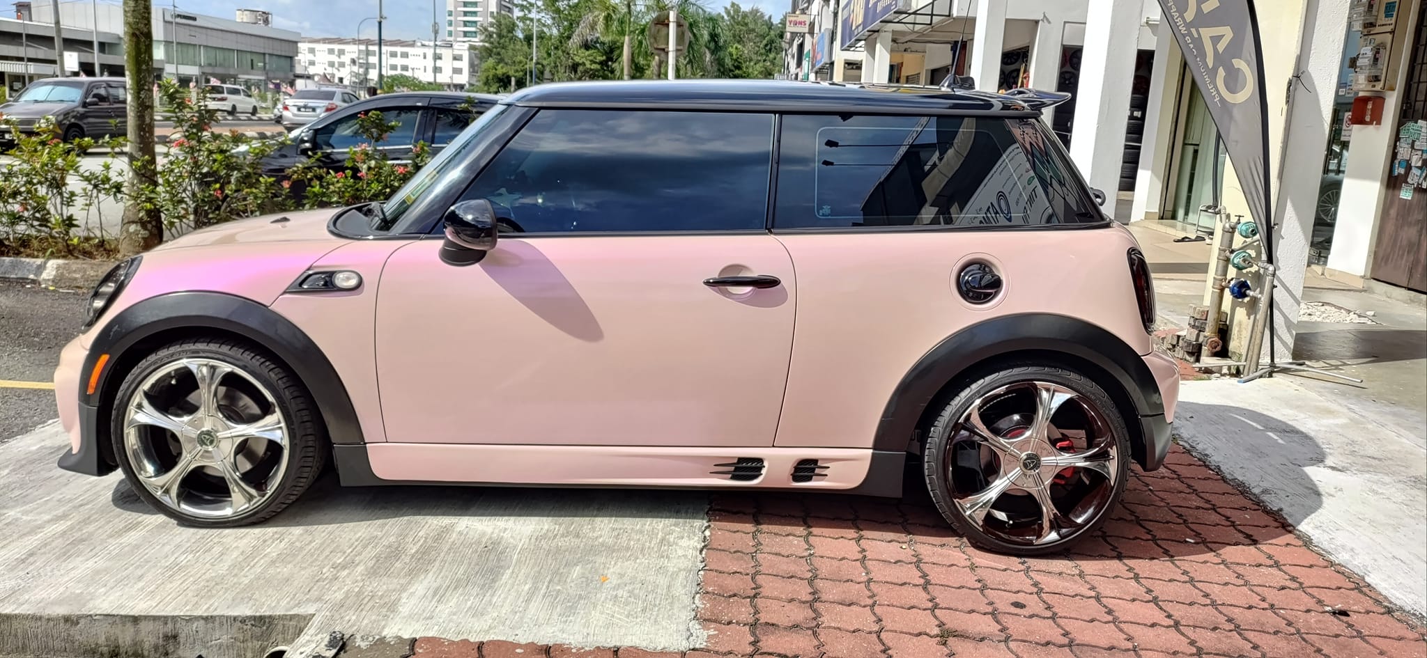 Ravoony Plus Twin Magic Pink Car Vinyl Wrap review Johnny Moore III