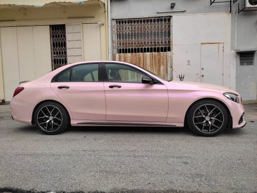 Ravoony Plus PET Twin Magic Pink Car Vinyl Wrap review 