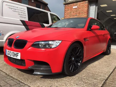 Ravoony Plus Matte Red Metallic Car Vinyl Wrap review Thomas Schwarz