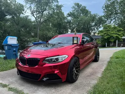 Ravoony Plus Super Gloss Chrome Red Vinyl Car Wrap review Nick Deshane