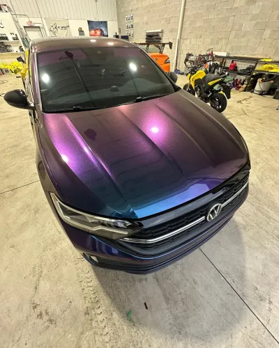 Ravoony Plus Purple And Blue Chameleon Car Wrap review Kuba Hajder 01