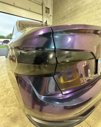 Ravoony Plus Purple And Blue Chameleon Car Wrap review 4