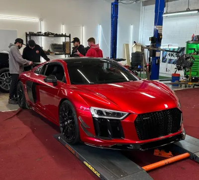 Ravoony Plus Gloss Metallic Vampire Red Vinyl Car Wrap review Pilar Fonseca
