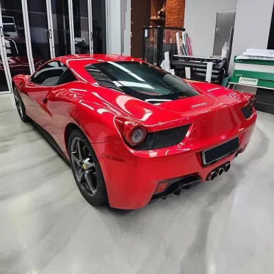 Ravoony Plus Gloss Metallic Vampire Red Vinyl Car Wrap review Melissa Ivy