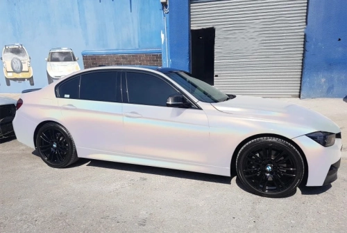 Ravoony Plus Glossy Laser White Car Vinyl Wrap review 