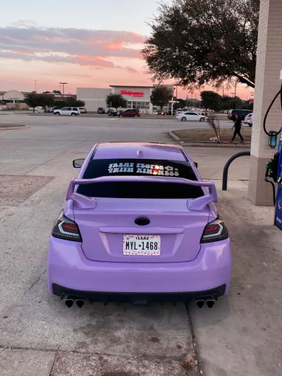 Ravoony Plus Glossy Lavender Purple Car Wrap review Shamika  Wesley 