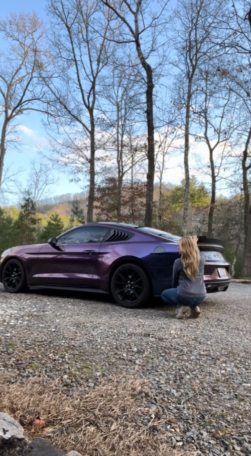 Ravoony Plus PET Gloss Midnight Purple Car Vinyl Wrap review 