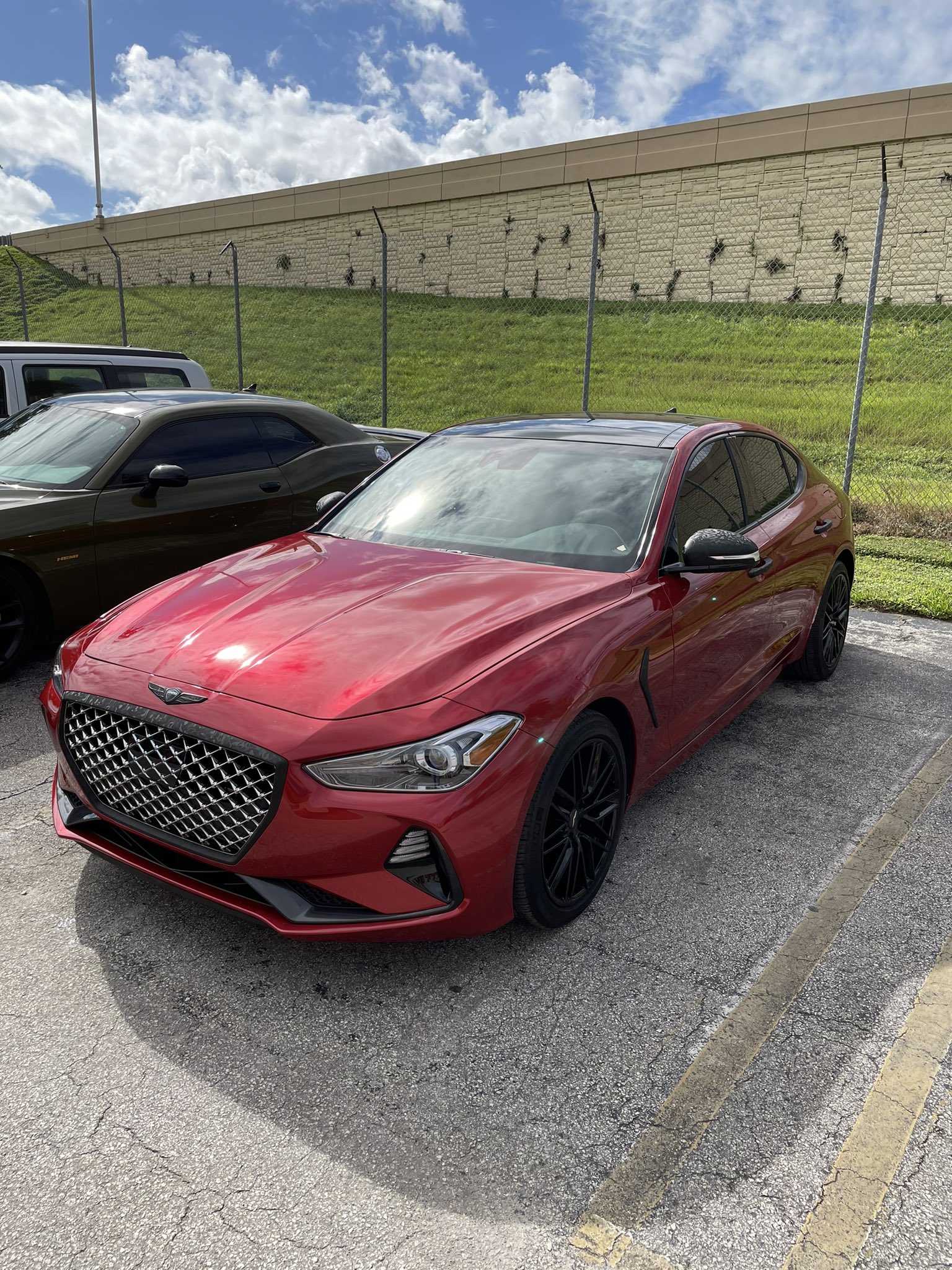 Ravoony Plus Gloss Metallic Vampire Red Vinyl Car Wrap review Denise Fonte 01