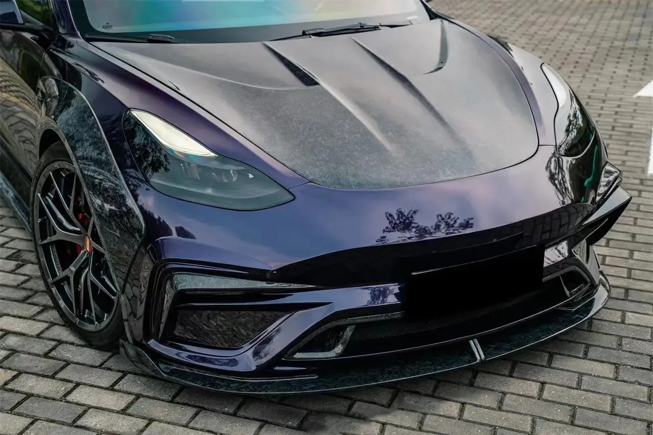 Ravoony Plus Gloss Midnight Purple Car Vinyl Wrap review Gabe Stevens 02