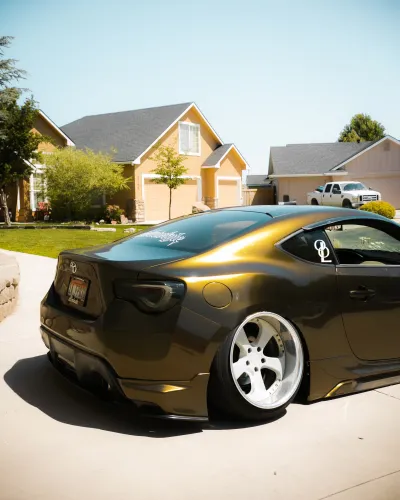 Ravoony Plus Gloss Midnight Gold Car Wrap review wicked.frs 04