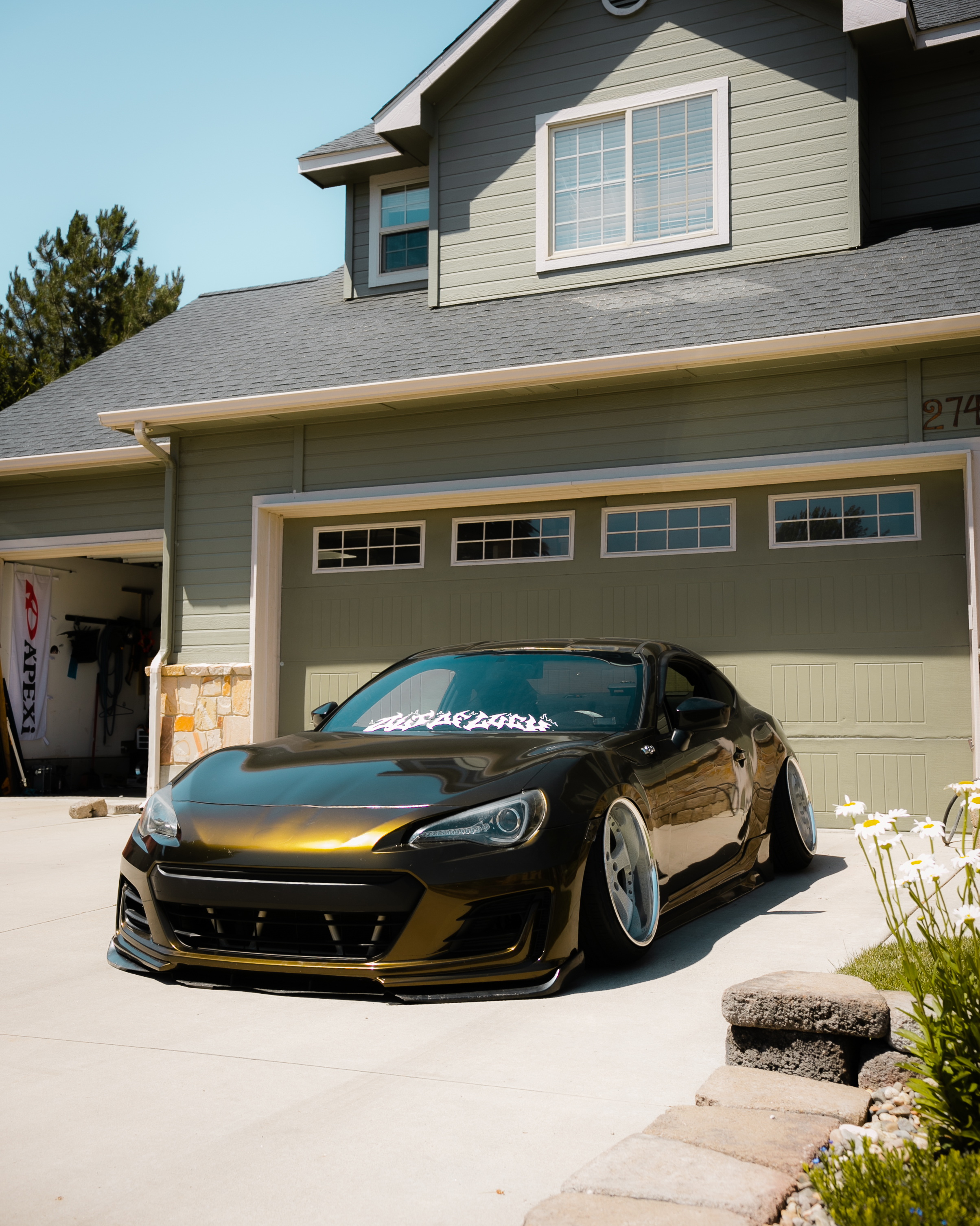 Ravoony Plus Gloss Midnight Gold Car Wrap review wicked.frs 02