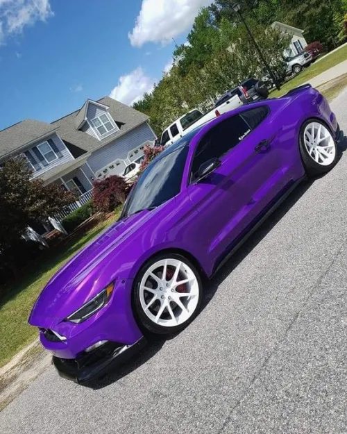 Ravoony Plus Glossy Explosion Purple Car Vinyl Wrap review 