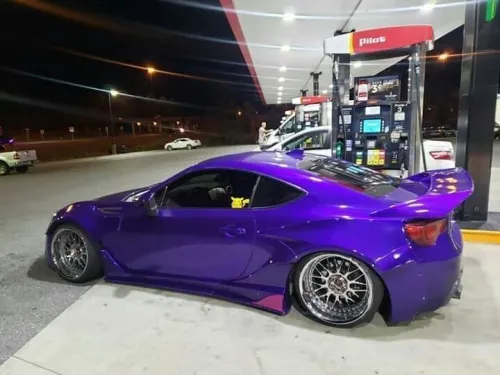 Ravoony Plus Glossy Explosion Purple Car Vinyl Wrap review 