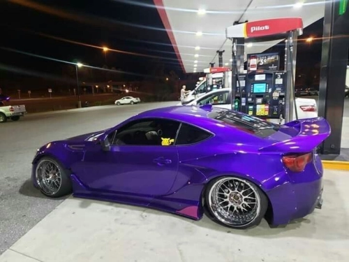 Ravoony Plus PET Glossy Explosion Purple Car Vinyl Wrap review 