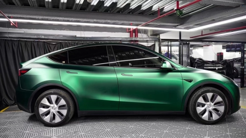 Ravoony Plus Matte Chrome Venom Green Car Wrap review 