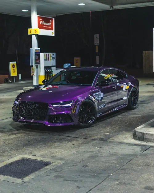 Ravoony Plus Gloss Midnight Purple Car Vinyl Wrap review 