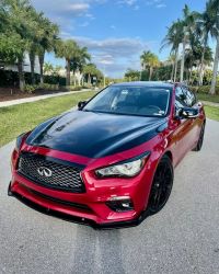 Ravoony Plus Gloss Metallic Vampire Red Vinyl Car Wrap review 0
