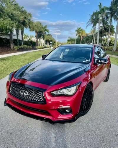 Ravoony Plus Gloss Metallic Vampire Red Vinyl Car Wrap review Parker Rusman