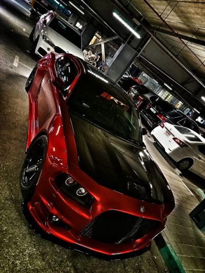 Ravoony Plus Gloss Metallic Vampire Red Vinyl Car Wrap review Josiah Salway