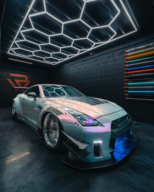 Ravoony Plus PET Twin Candy Grey Purple Color Fliper Car Wrap review 