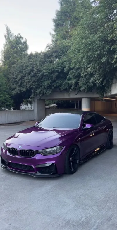 Ravoony Plus Gloss Midnight Purple Car Vinyl Wrap review Angelina  Gutierrez 