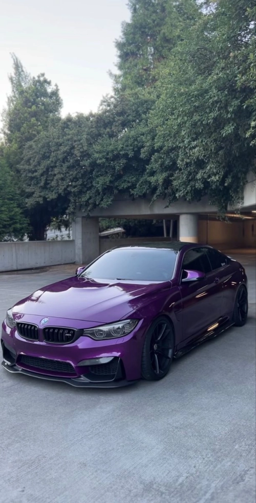 Ravoony Plus PET Gloss Midnight Purple Car Vinyl Wrap review 